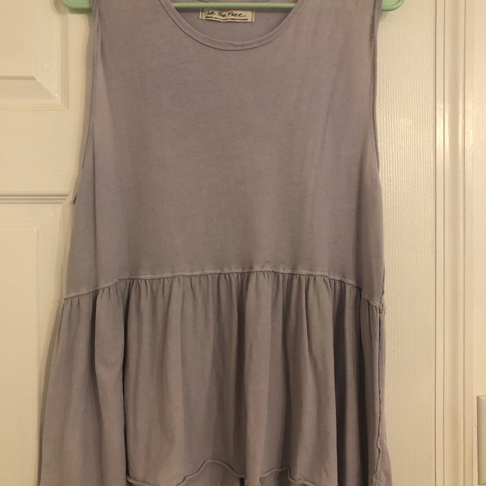 Free People We The Free Lavender Sleeveless Top